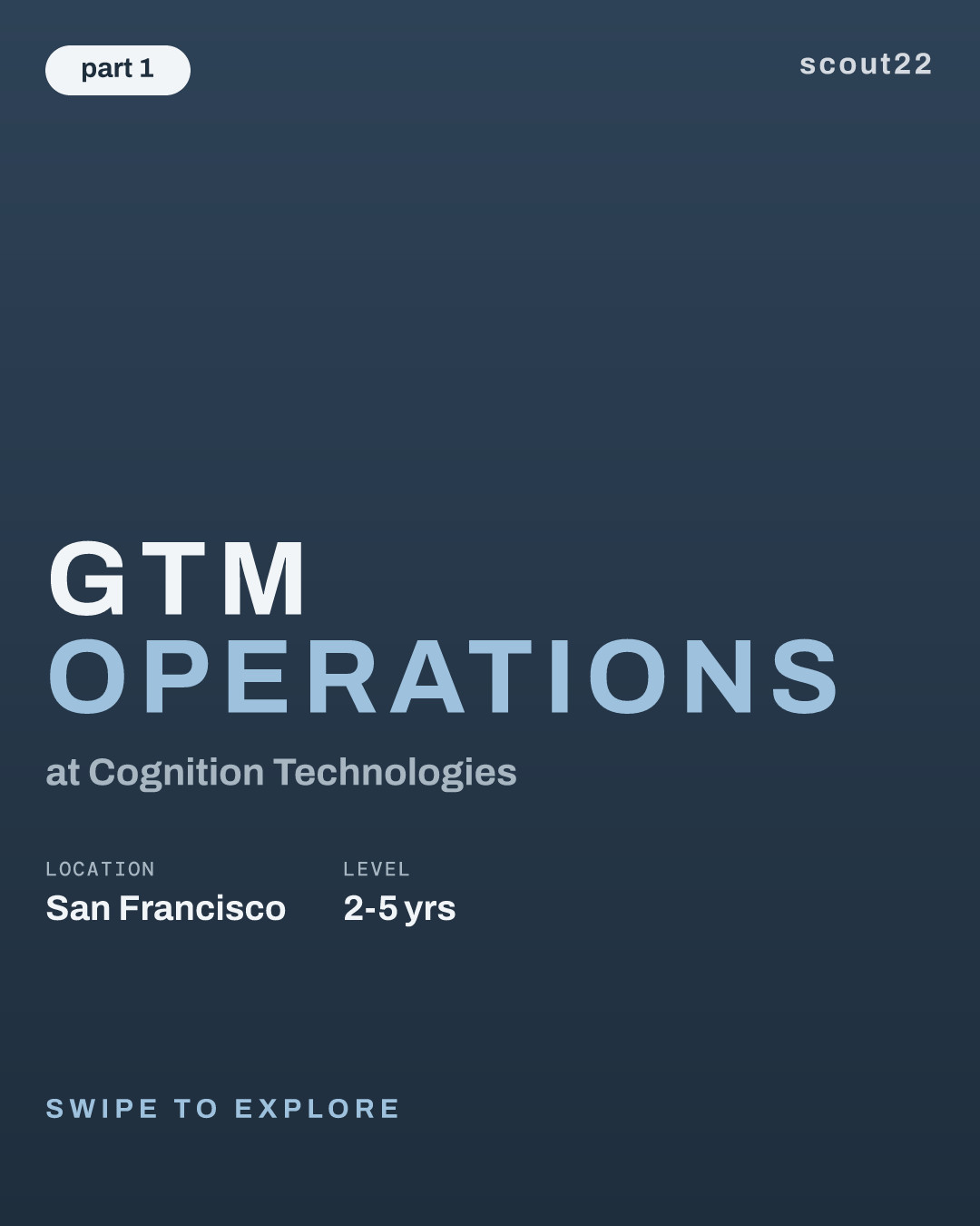 GTM Operations at Cognition Technologies