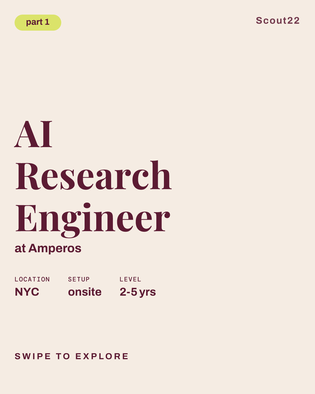 AI Research Engineer at Amperos