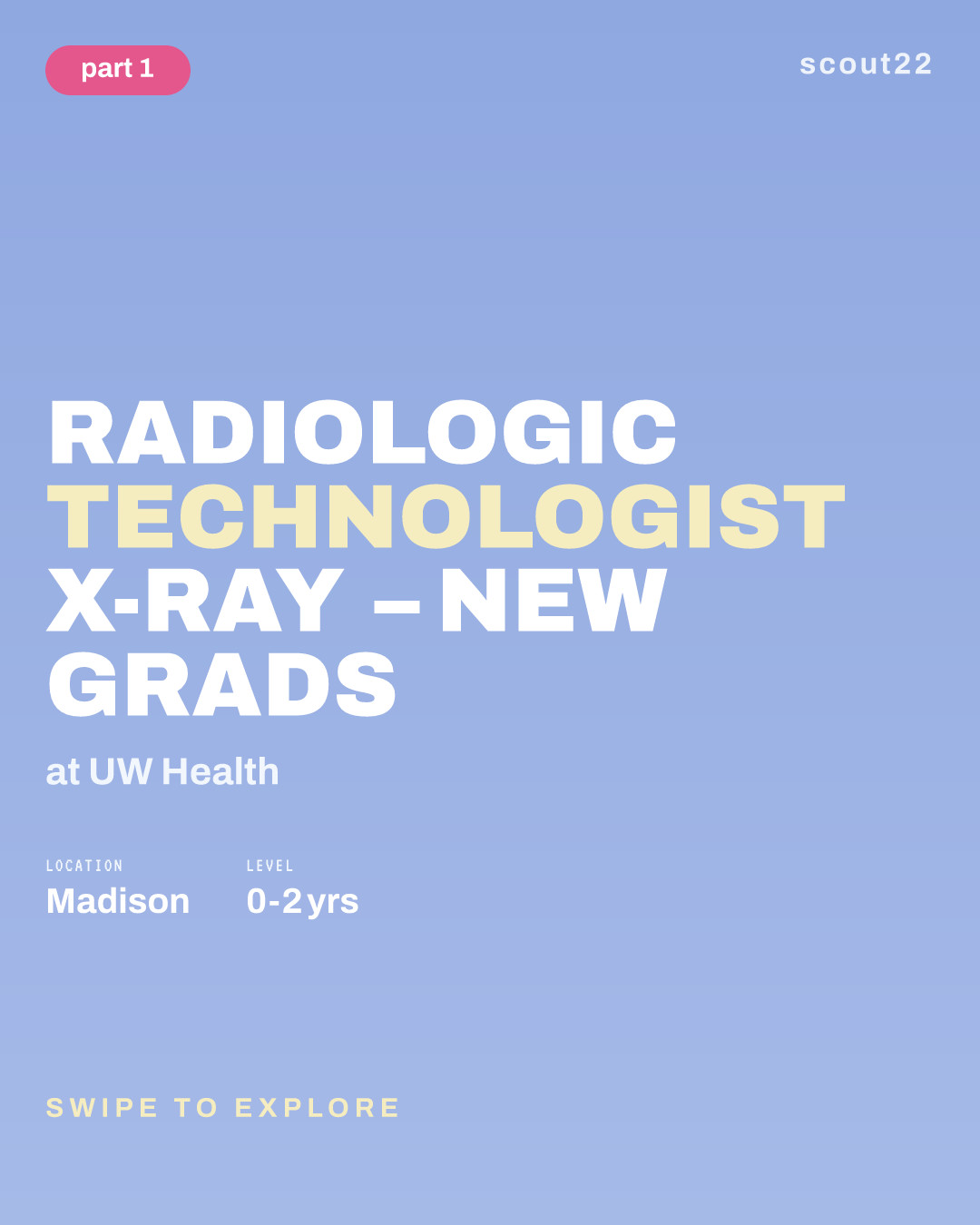 Radiologic Technologist X-ray – New Grads at UW Health