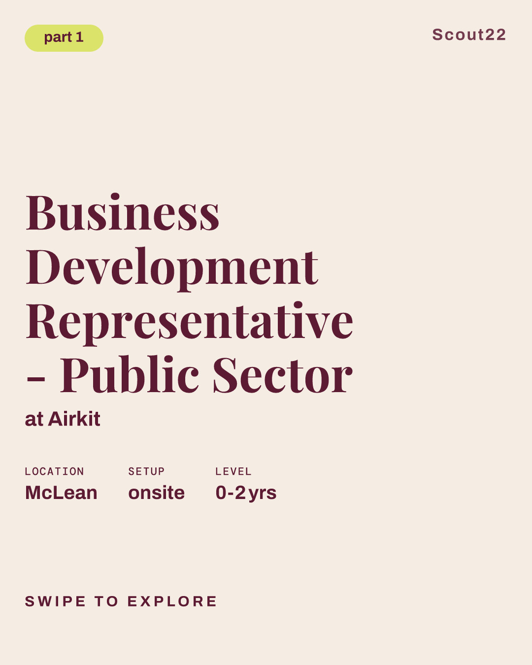 Business Development Representative - Public Sector at Airkit