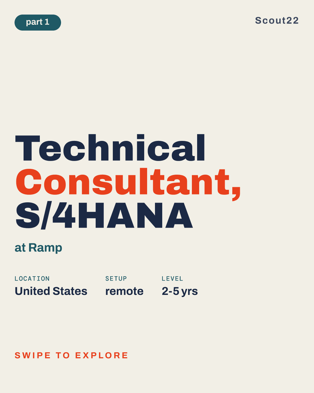Technical Consultant, S/4HANA at Ramp