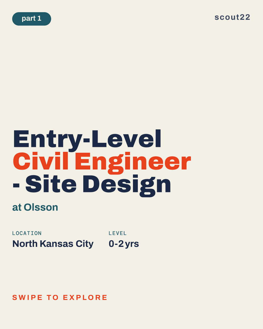 Entry-Level Civil Engineer - Site Design at Olsson