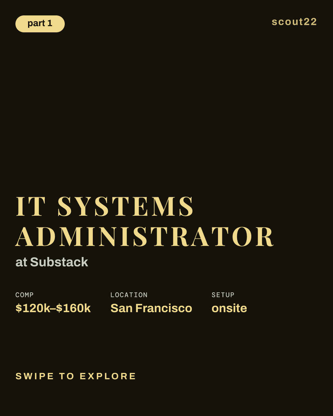 IT Systems Administrator at Substack