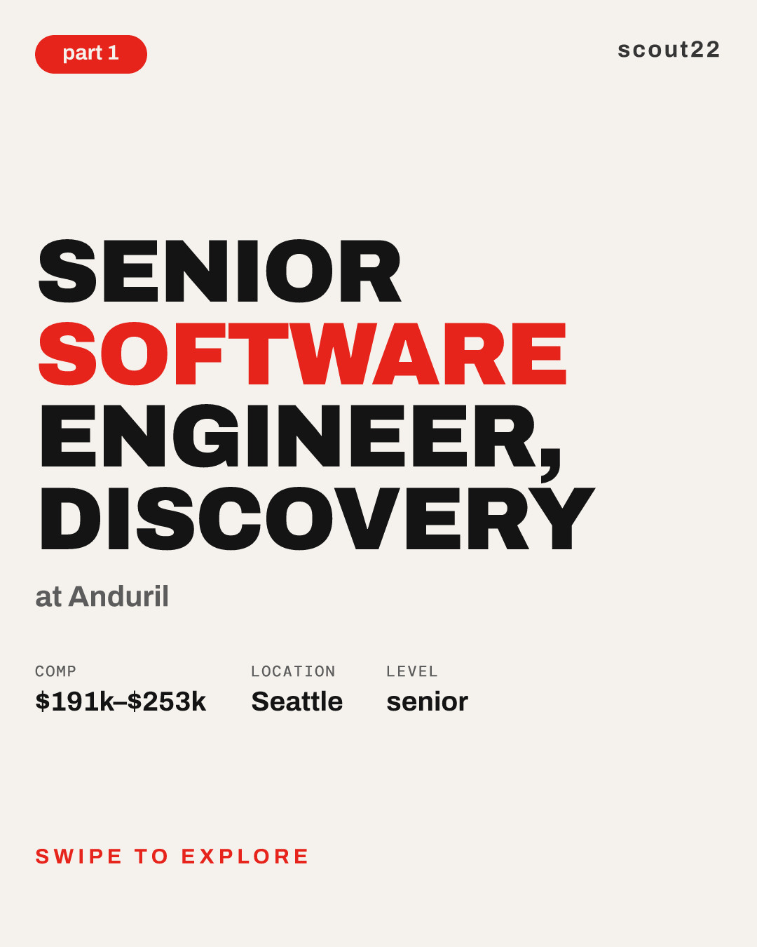 Senior Software Engineer, Discovery at Anduril