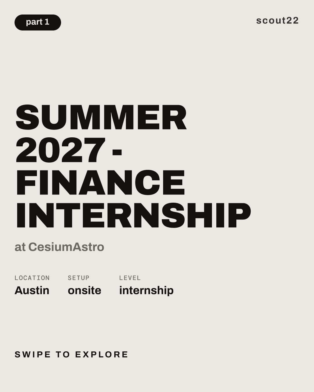 Summer 2027 - Finance Internship at CesiumAstro