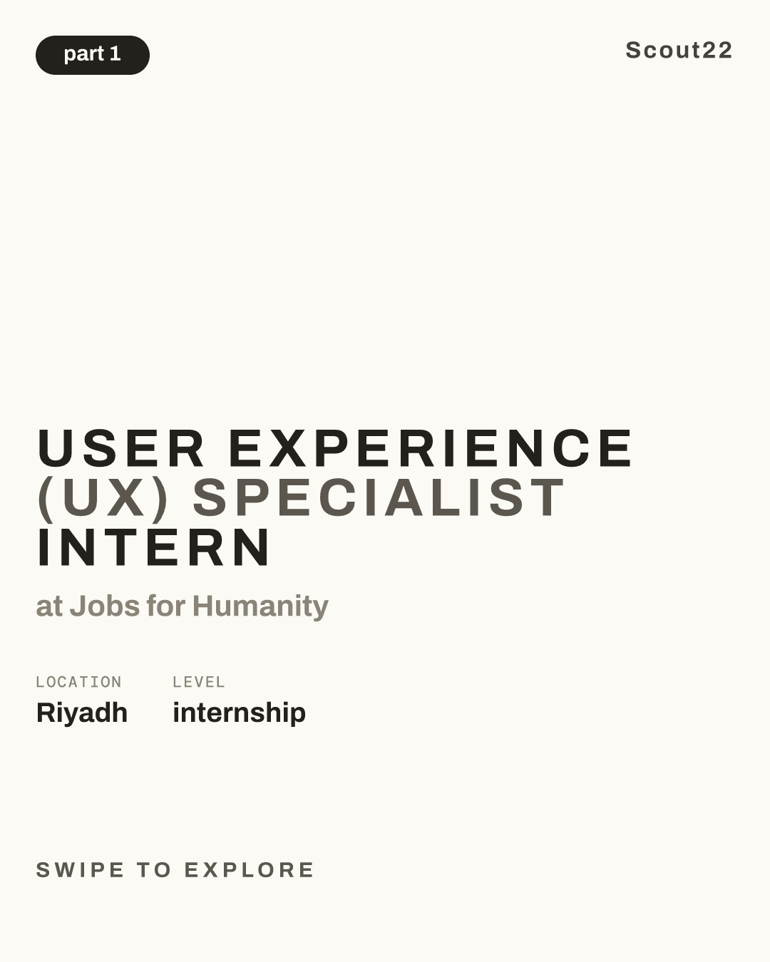 User Experience (UX) Specialist Intern at Jobs for Humanity