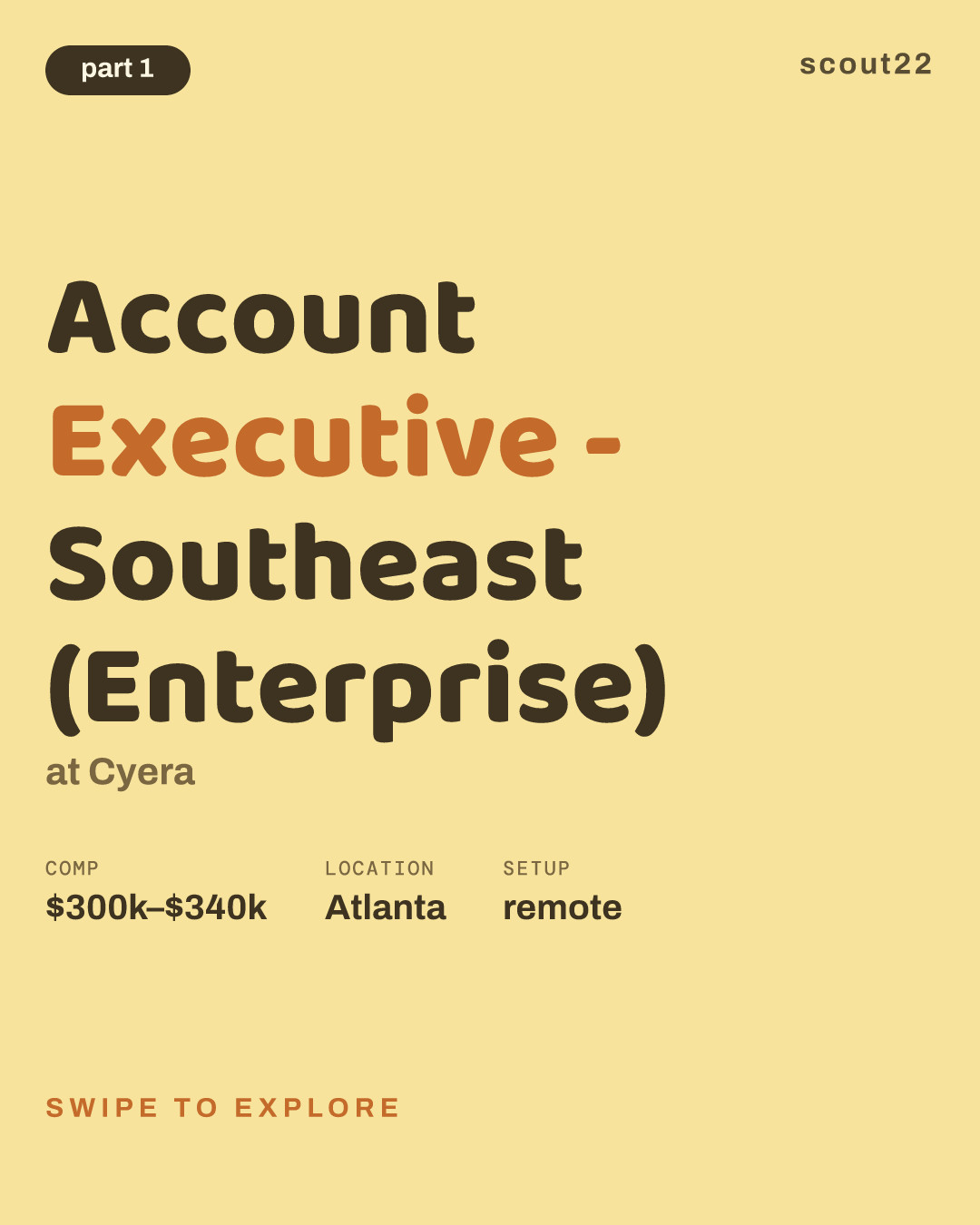 Account Executive - Southeast (Enterprise) at Cyera