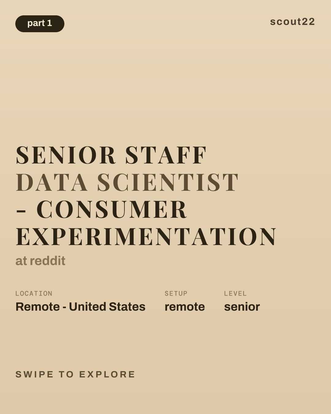 Senior Staff Data Scientist - Consumer Experimentation at reddit
