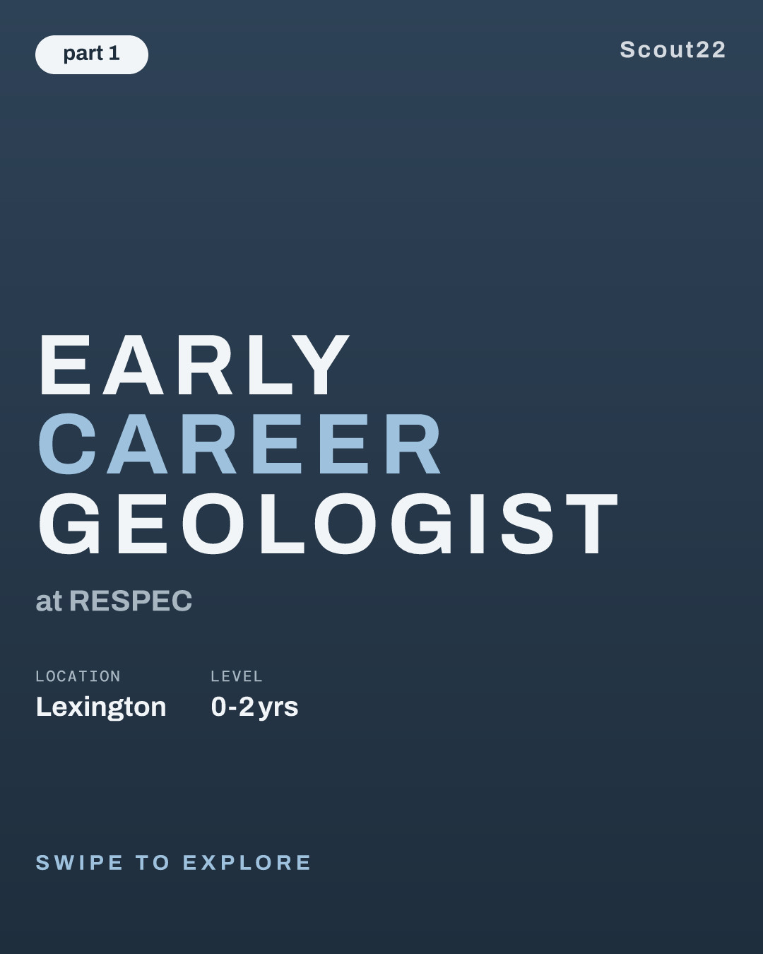Early Career Geologist at RESPEC