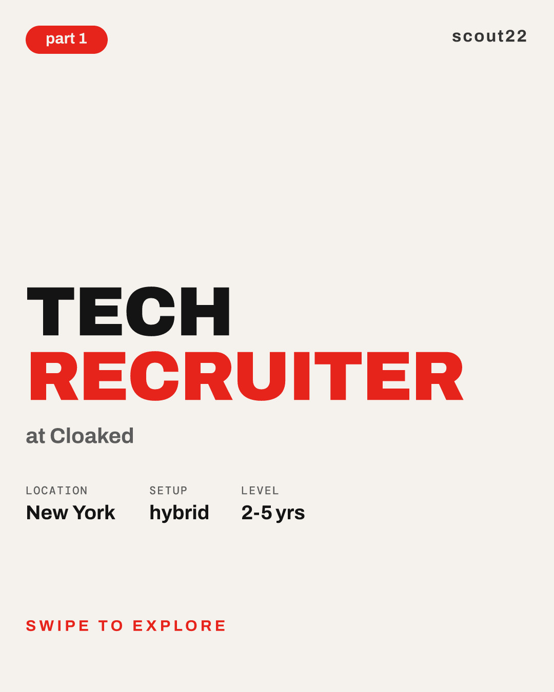 Tech Recruiter at Cloaked