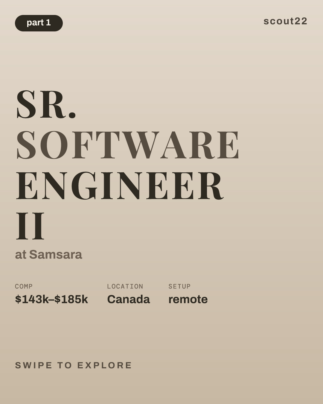 Sr. Software Engineer II at Samsara