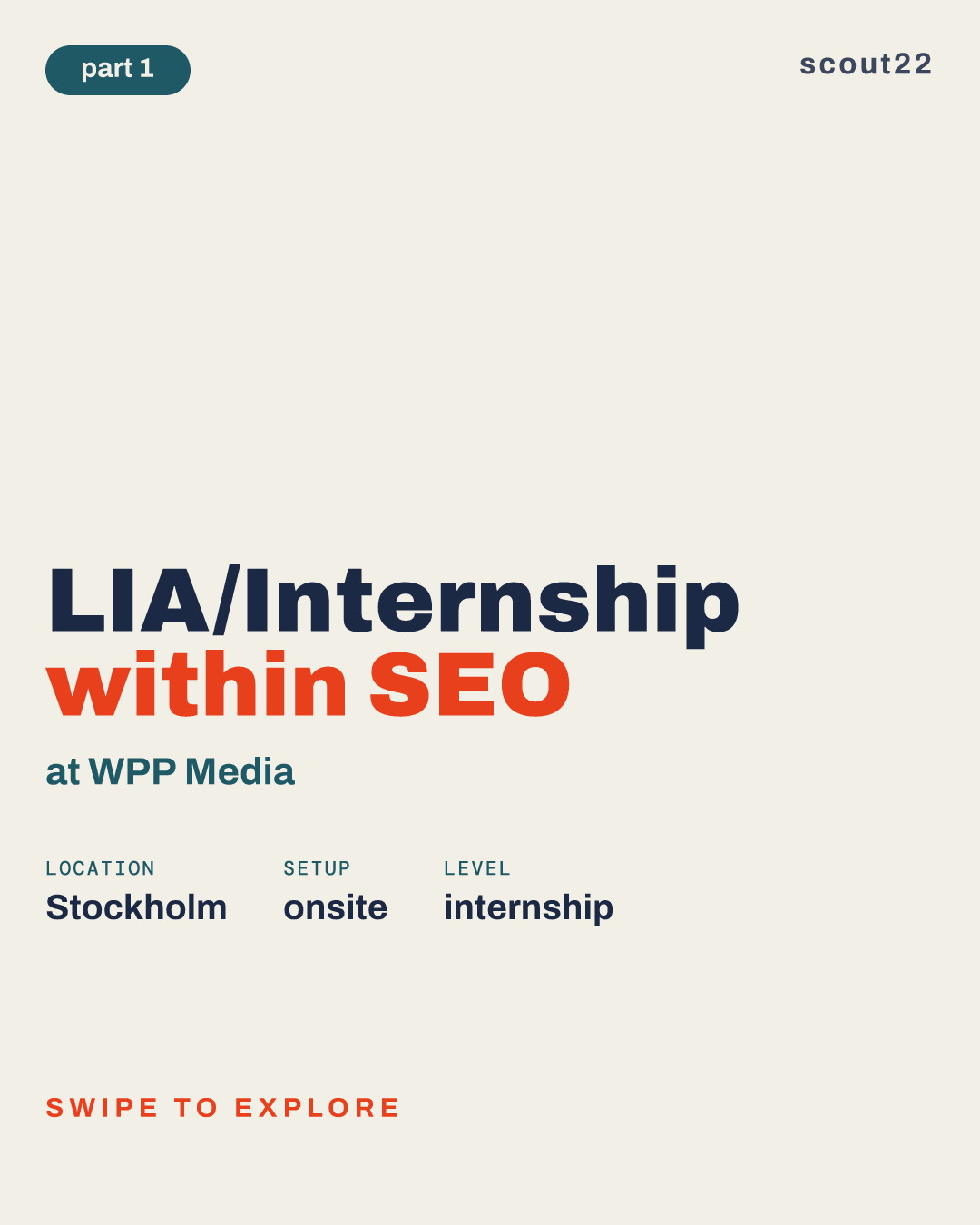 LIA/Internship within SEO at WPP Media