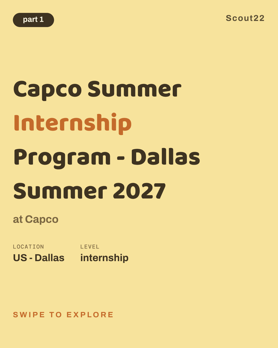 Capco Summer Internship Program - Dallas Summer 2027 at Capco