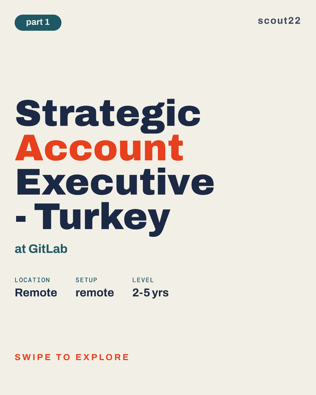 Strategic Account Executive - Turkey at GitLab