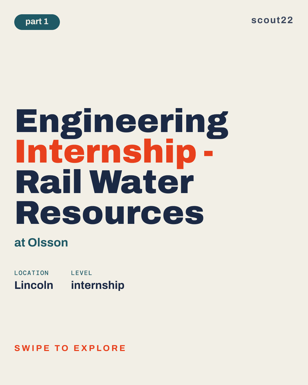 Engineering Internship - Rail Water Resources at Olsson