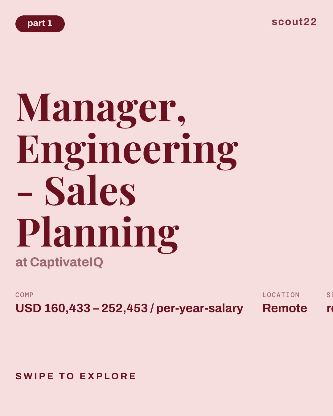 Manager, Engineering - Sales Planning at CaptivateIQ