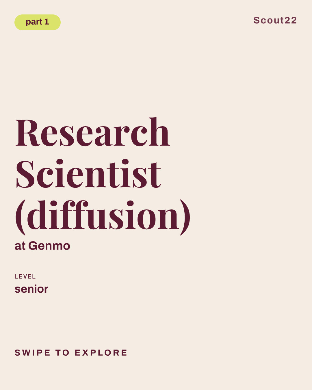 Research Scientist (diffusion) at Genmo