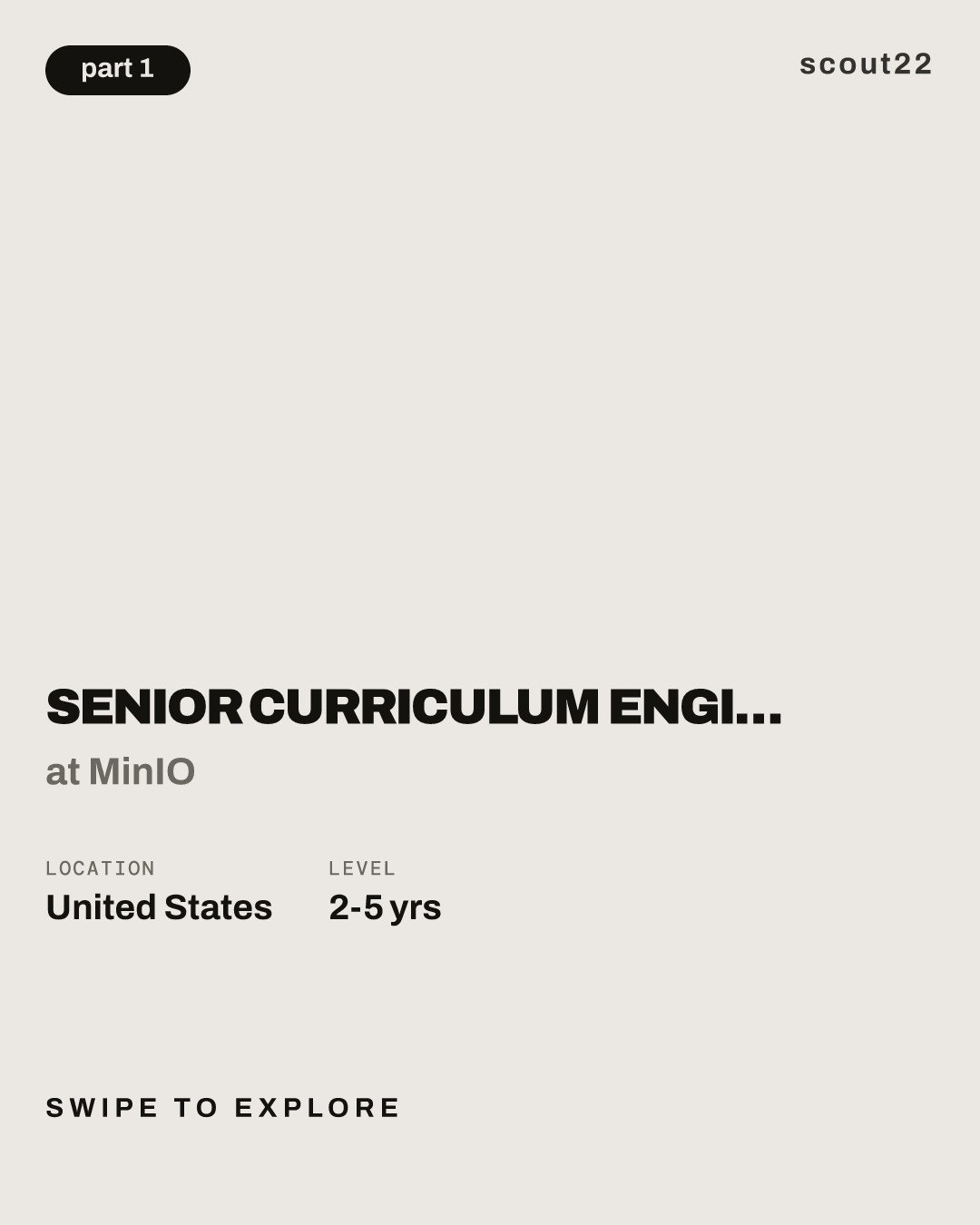 Senior Curriculum Engineer — Field & Technical Enablement at MinIO
