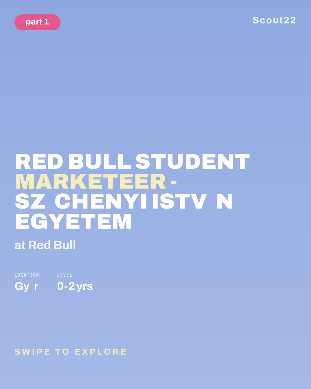 Red Bull Student Marketeer - Széchenyi István Egyetem at Red Bull
