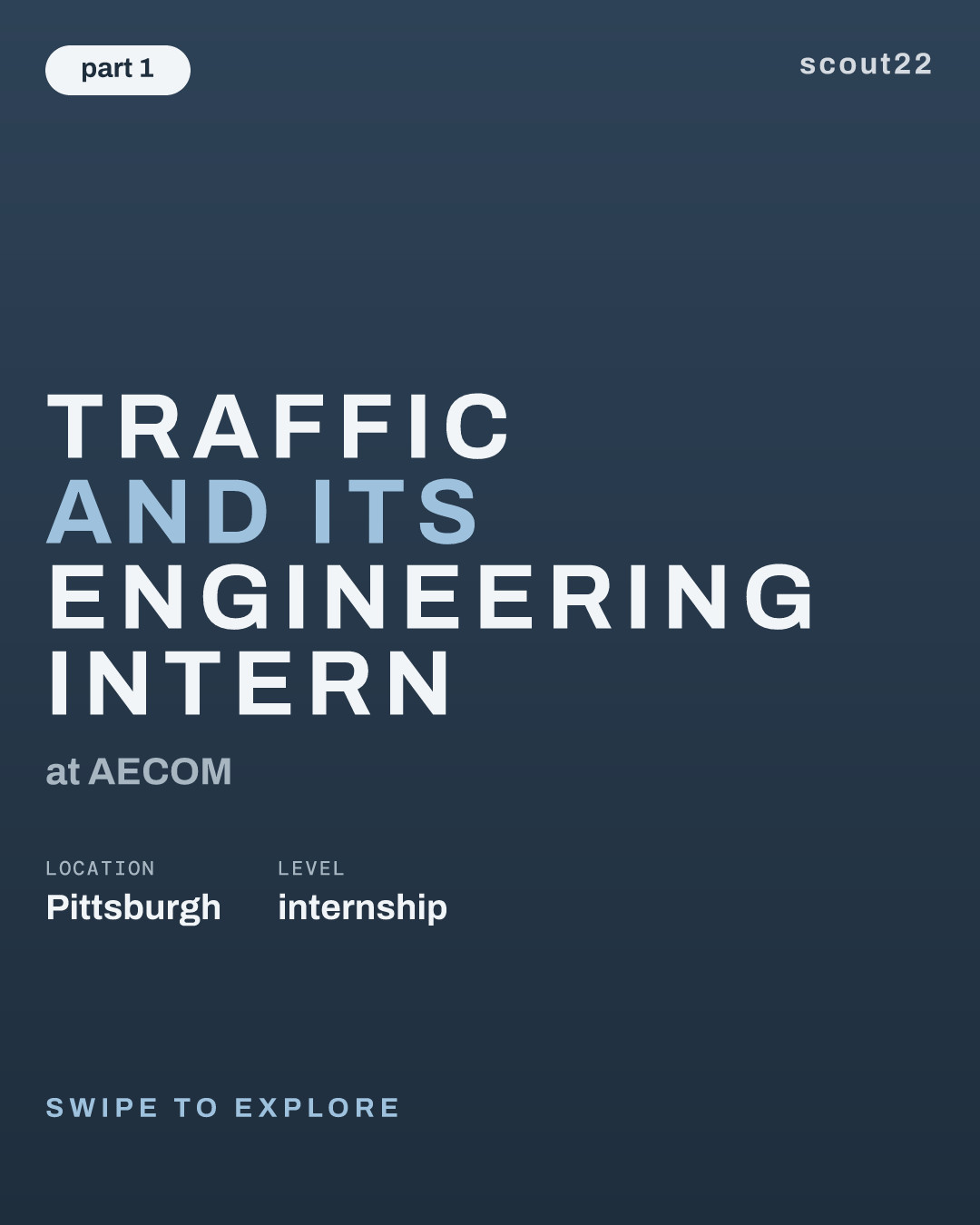 Traffic and ITS Engineering Intern at AECOM