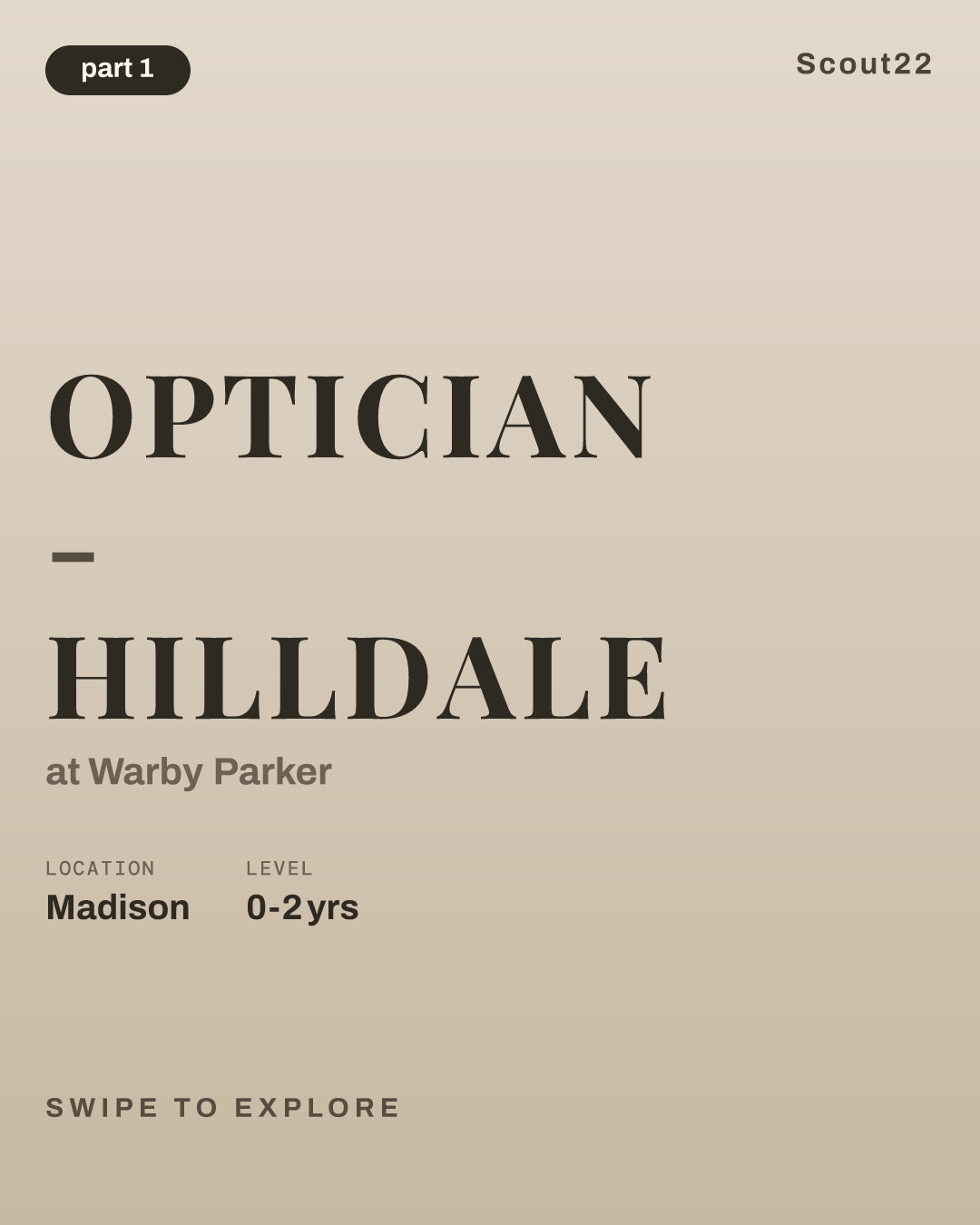 Optician - Hilldale at Warby Parker
