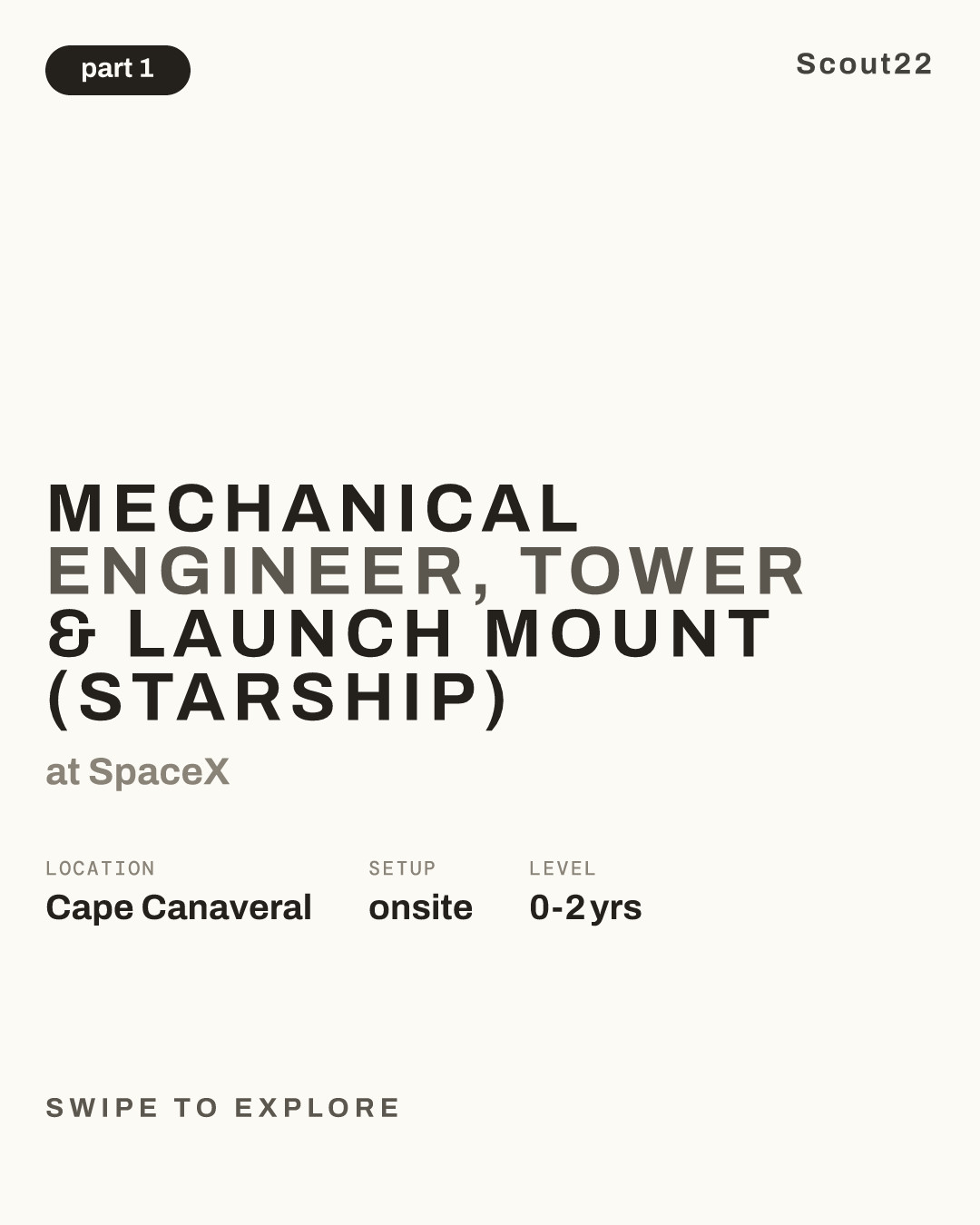 Mechanical Engineer, Tower & Launch Mount (Starship) at SpaceX