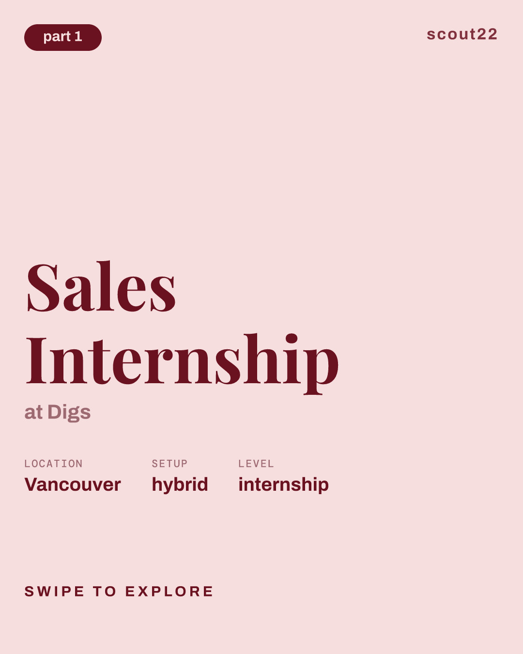Sales Internship at Digs
