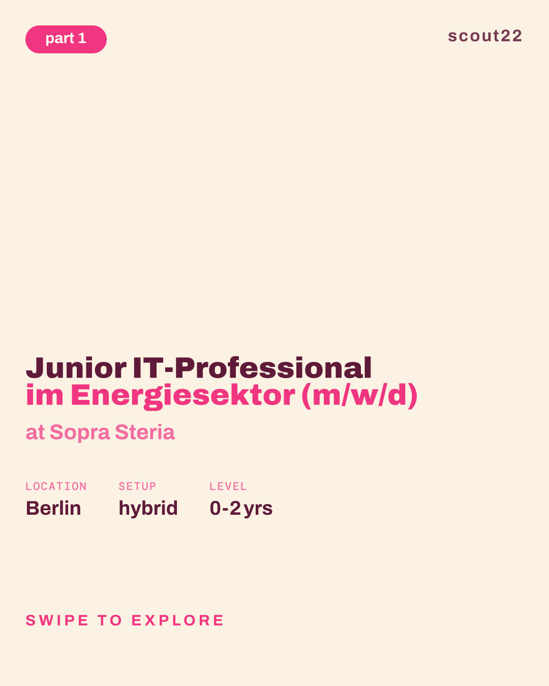 Junior IT-Professional im Energiesektor (m/w/d) at Sopra Steria