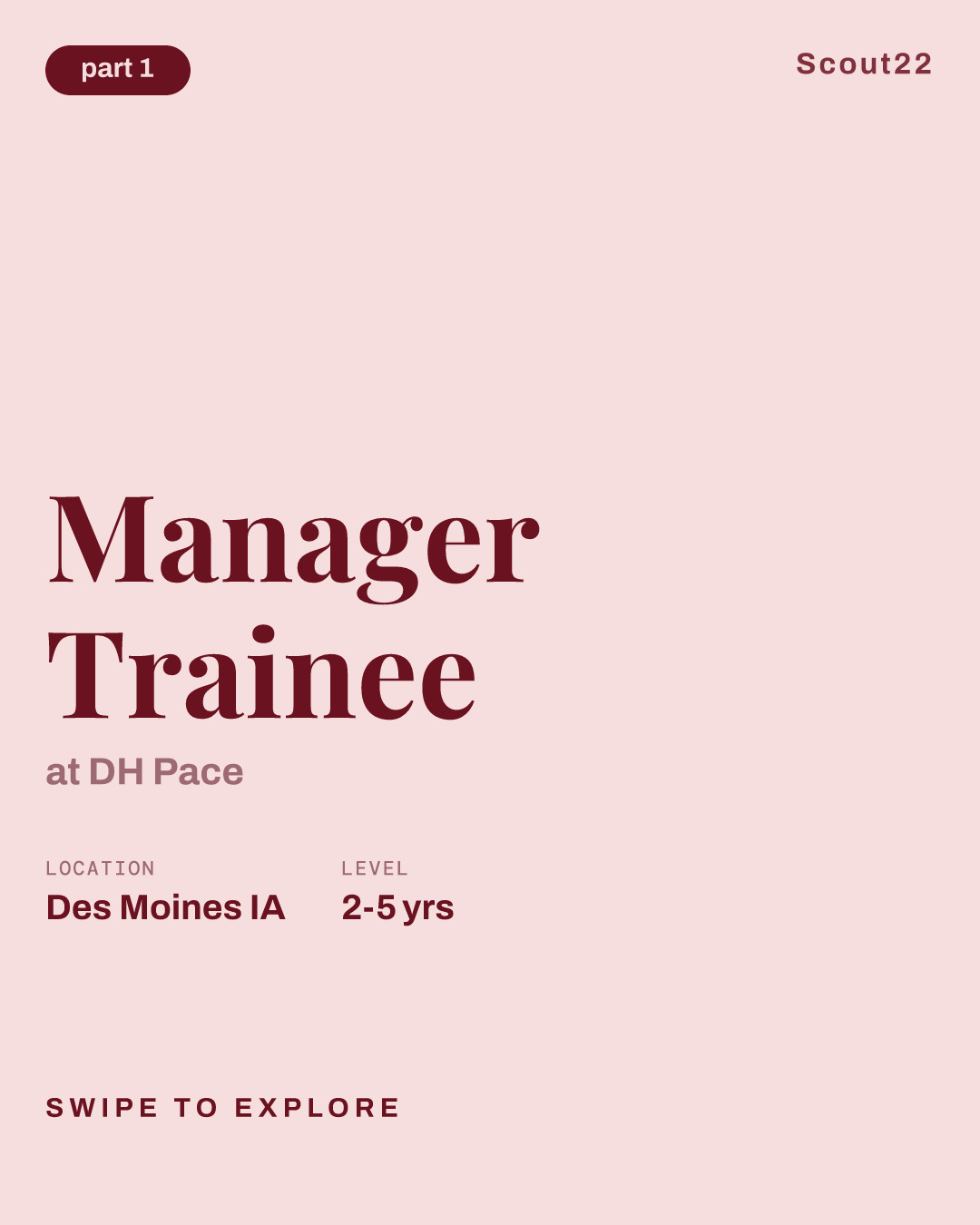 Manager Trainee at DH Pace