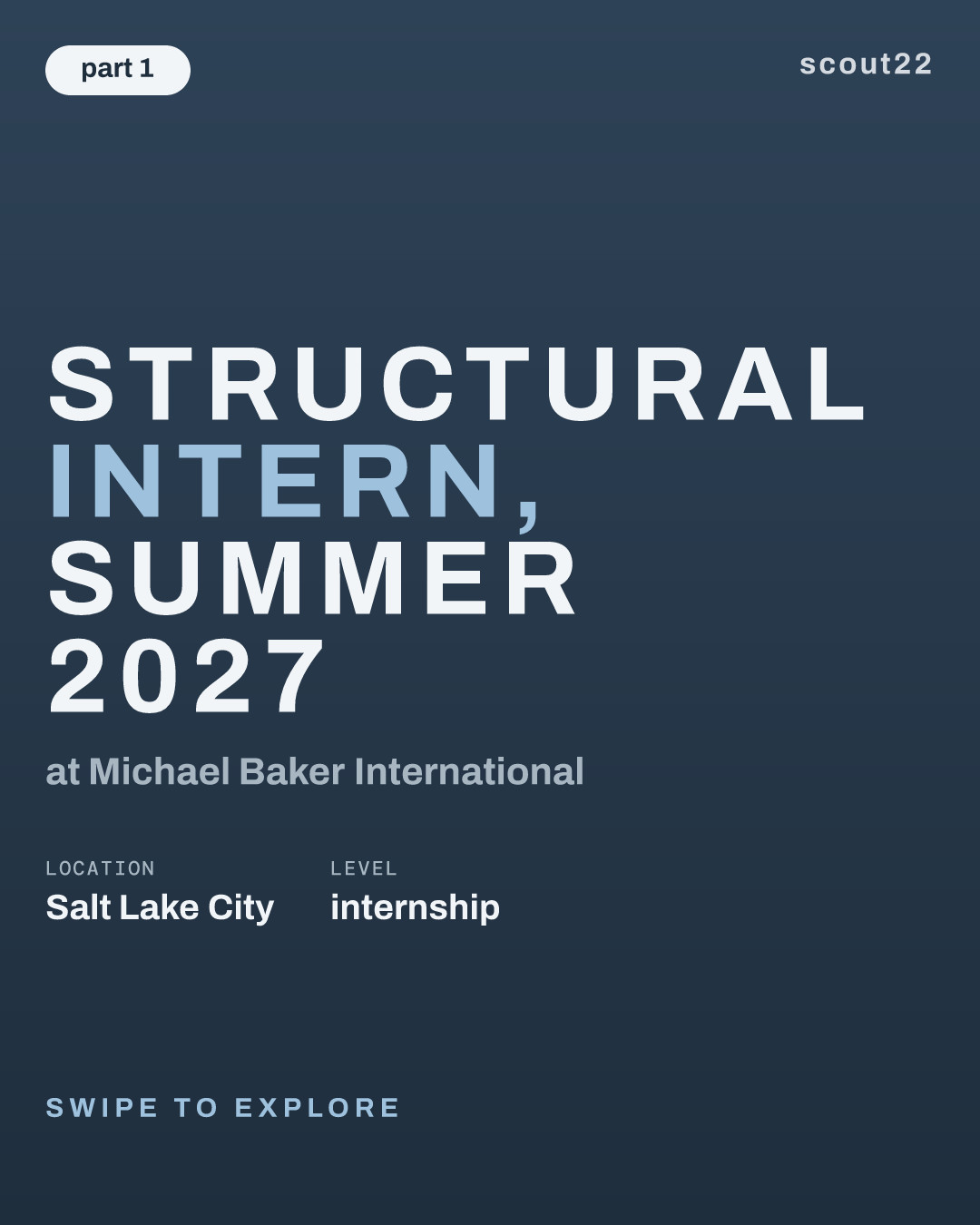 Structural Intern, Summer 2027 at Michael Baker International