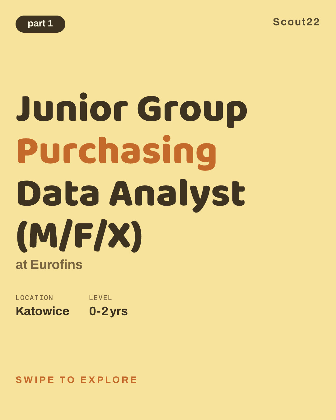 Junior Group Purchasing Data Analyst (M/F/X) at Eurofins