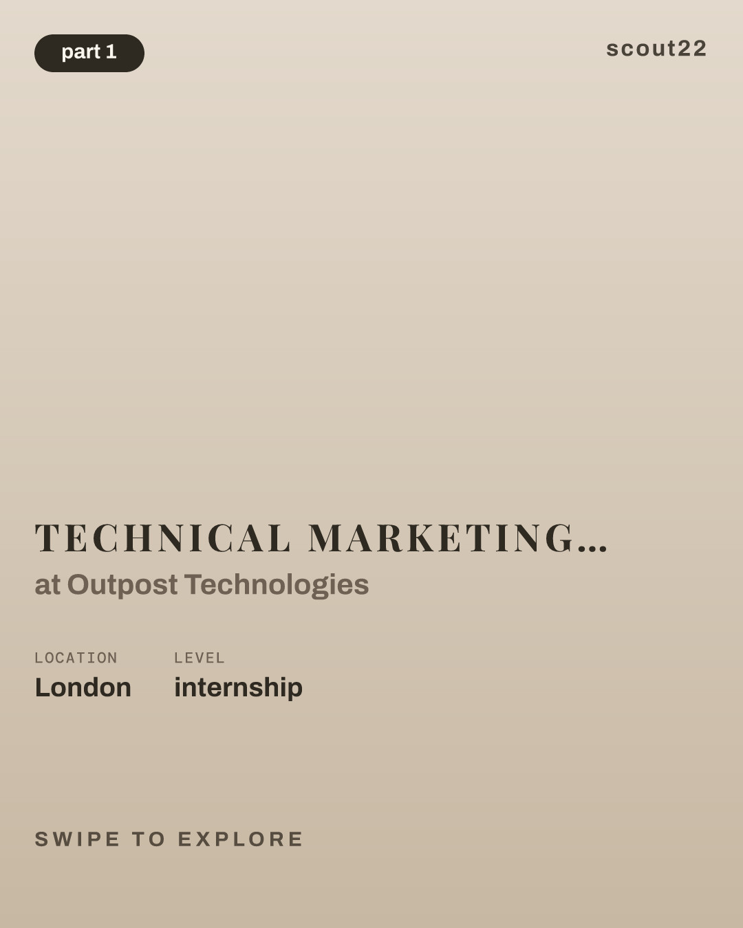 Technical Marketing Intern (Analytics, Research & Automation) at Outpost Technologies