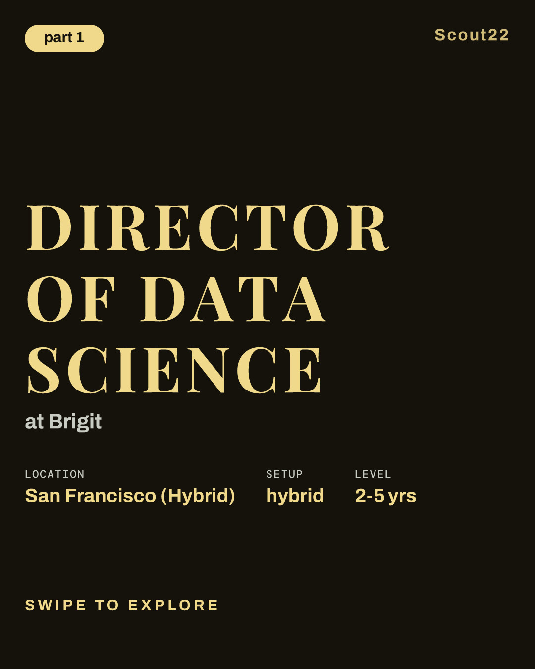 Director of Data Science at Brigit
