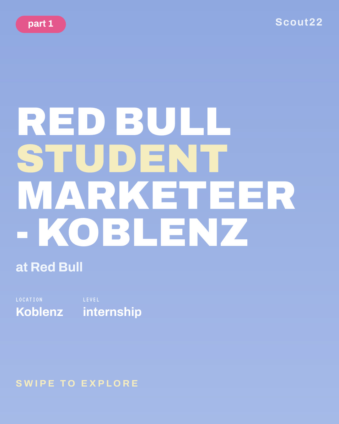 Red Bull Student Marketeer - Koblenz at Red Bull