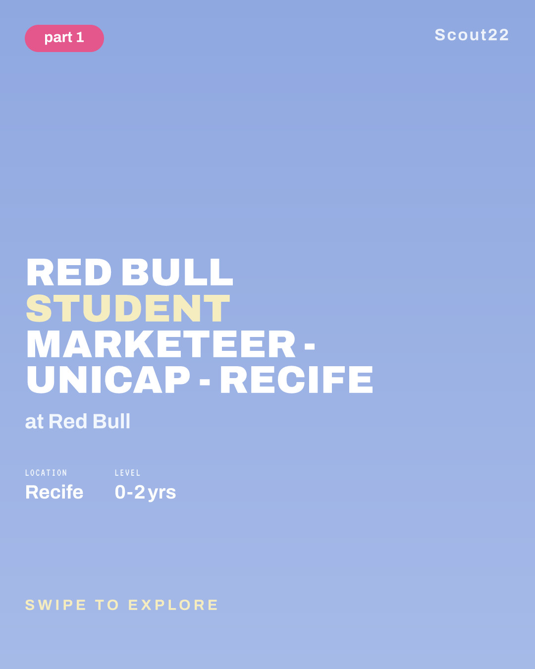 Red Bull Student Marketeer - UNICAP - Recife at Red Bull