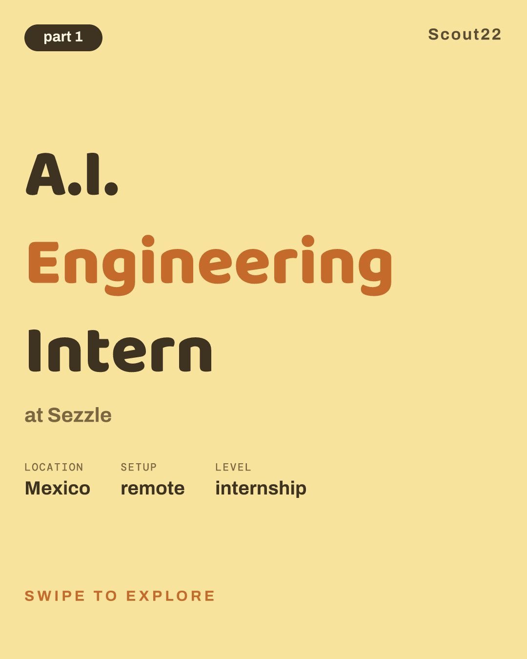 A.I. Engineering Intern at Sezzle