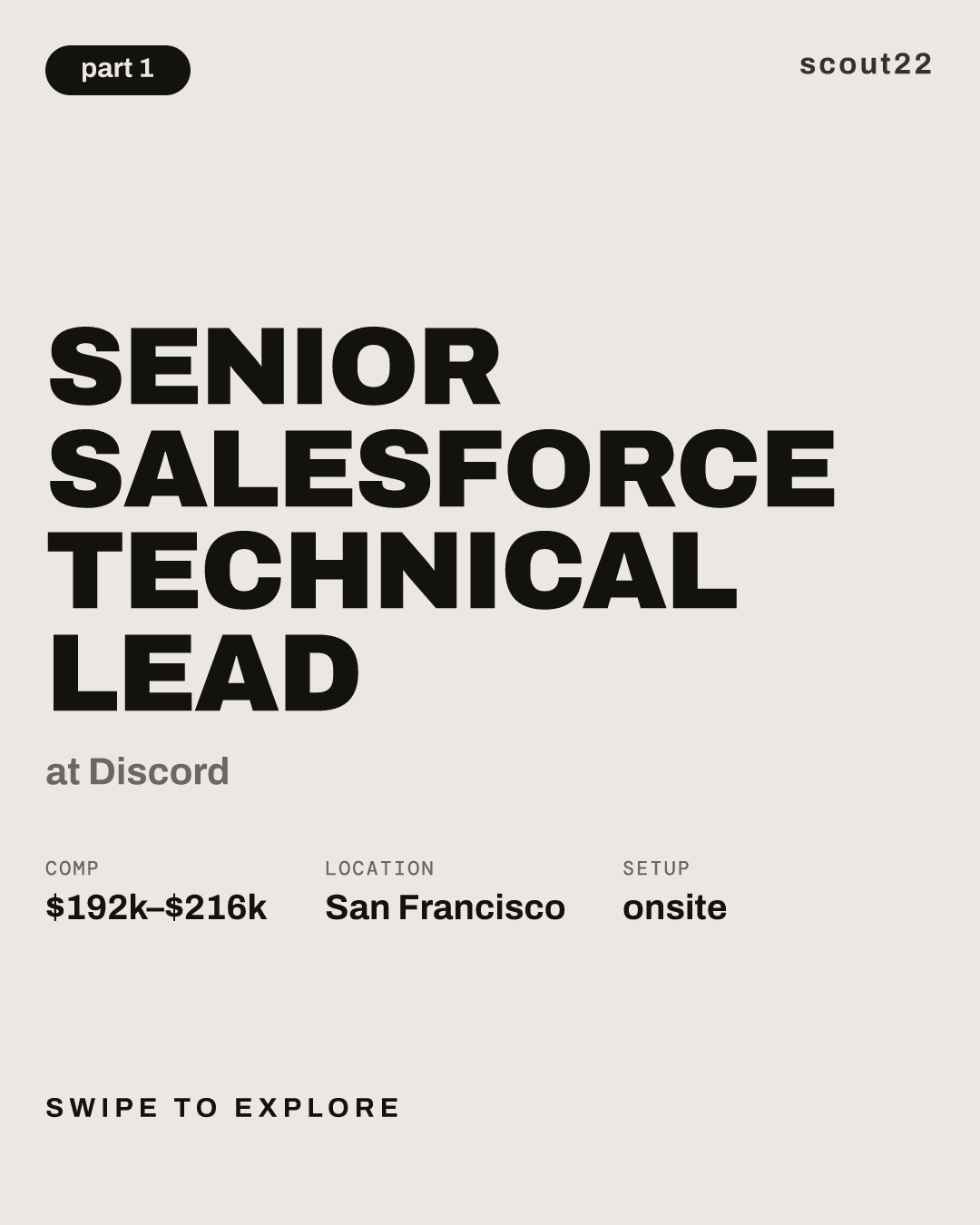 Senior Salesforce Technical Lead at Discord