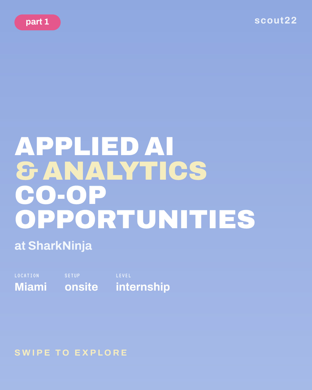 Applied AI & Analytics Co-op Opportunities at SharkNinja