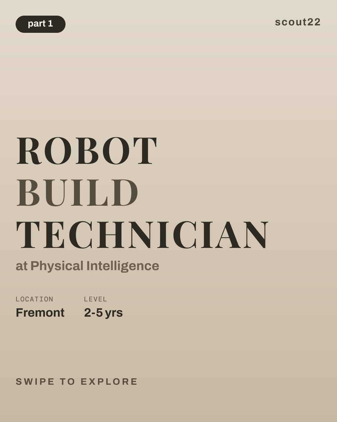 Robot Build Technician at Physical Intelligence