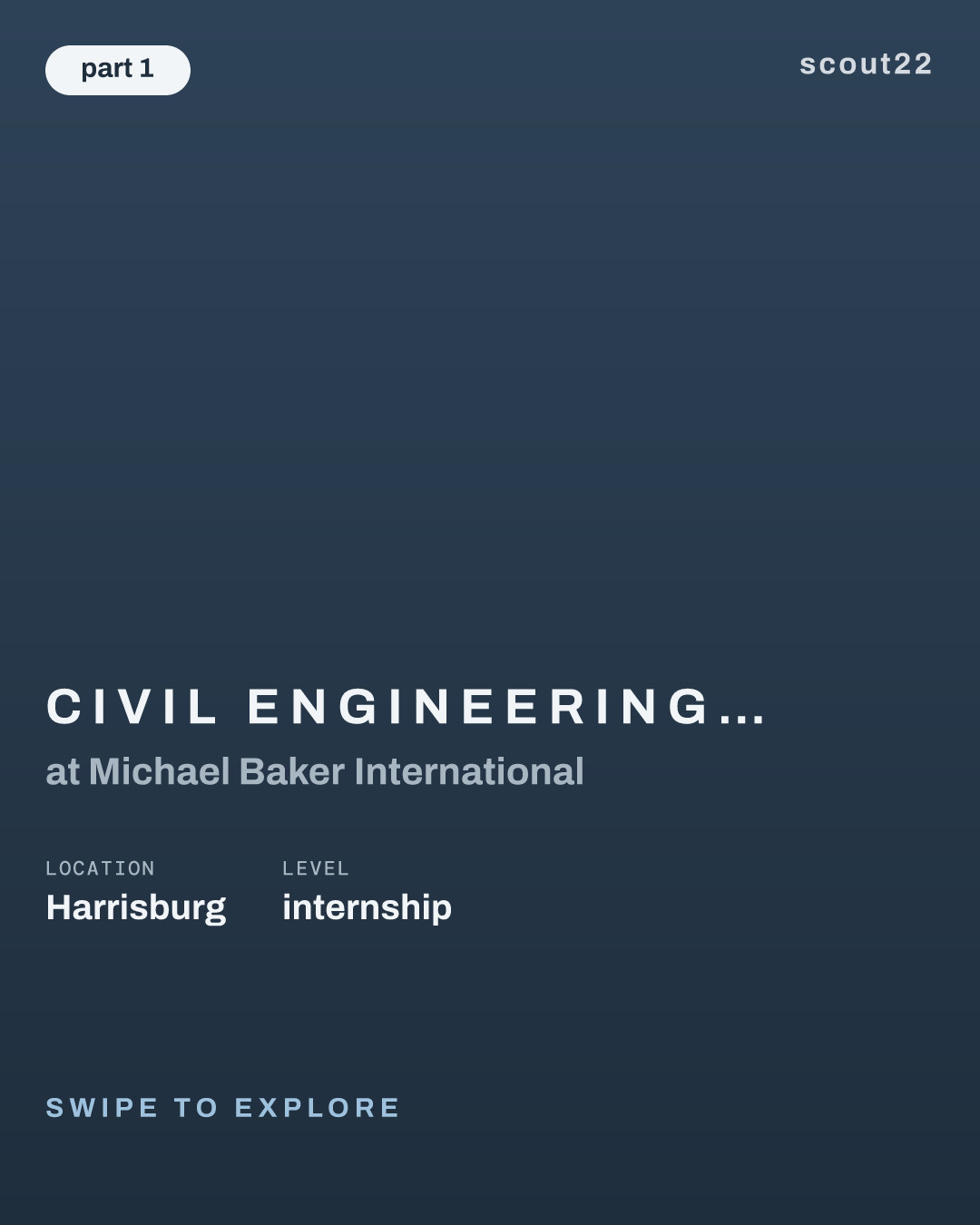 Civil Engineering Intern, Rotational Program - Summer 2027 at Michael Baker International
