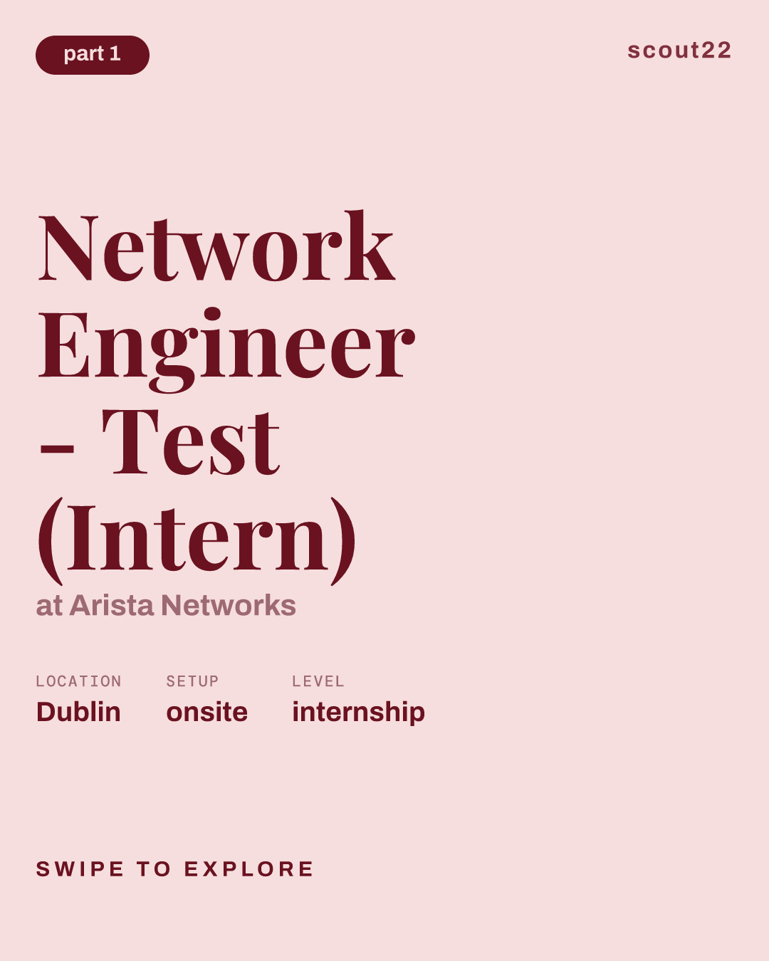 Network Engineer - Test (Intern) at Arista Networks