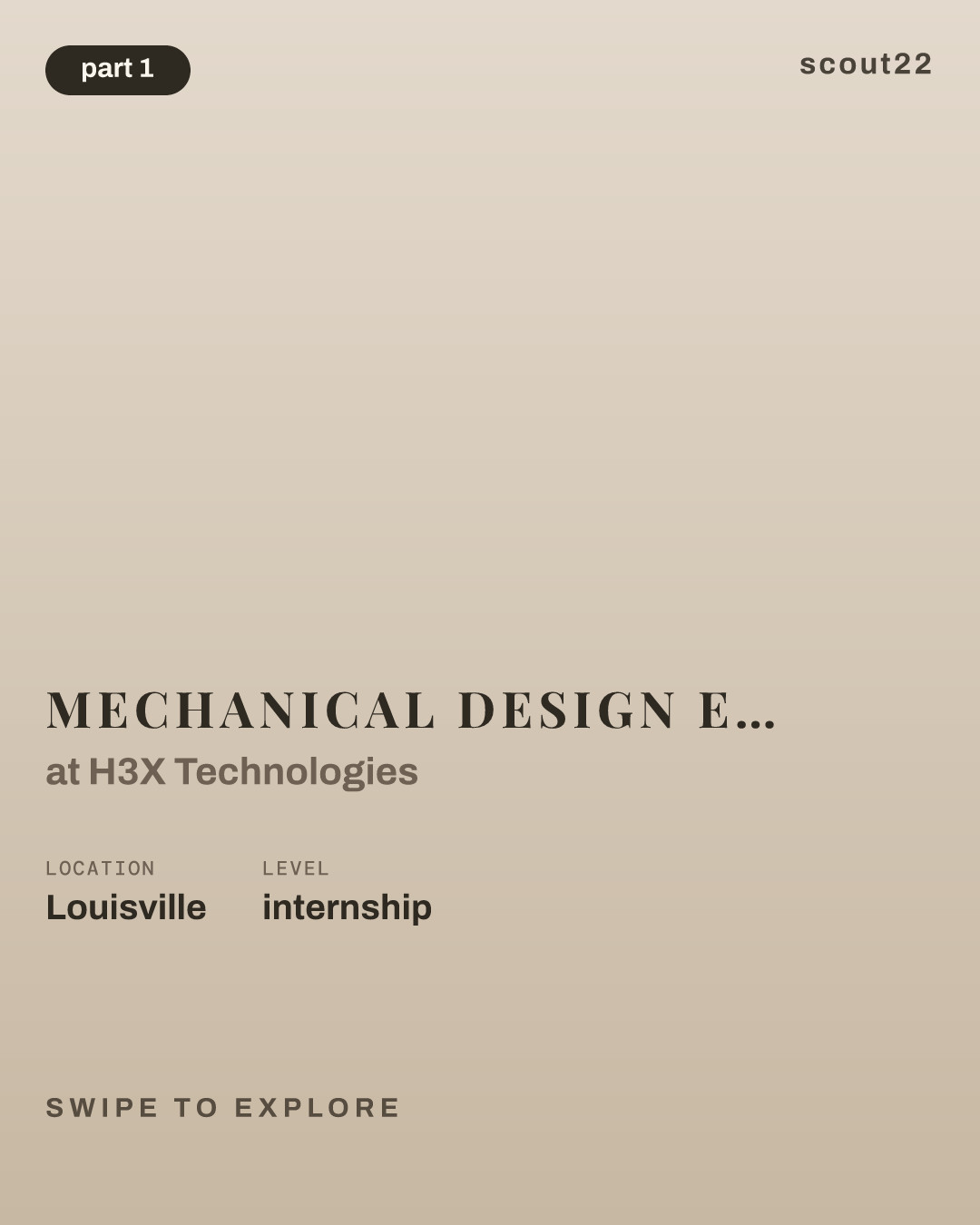 Mechanical Design Engineer Intern (Spring) at H3X Technologies