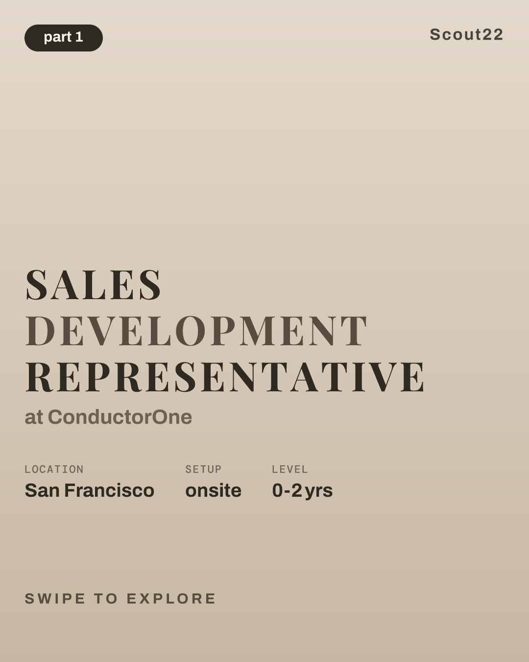 Sales Development Representative at ConductorOne