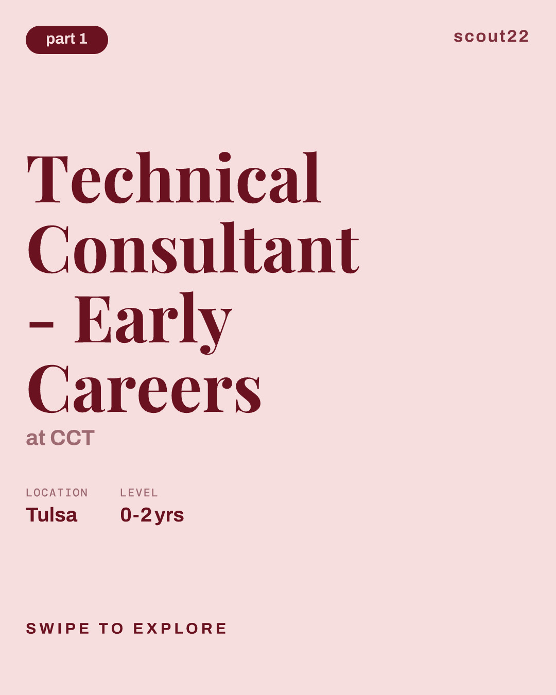 Technical Consultant - Early Careers at CCT