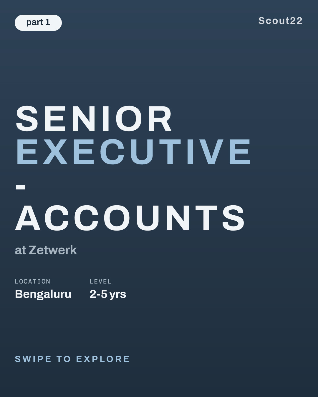 Senior Executive - Accounts at Zetwerk
