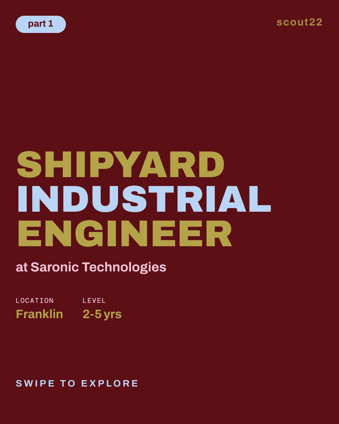 Shipyard Industrial Engineer at Saronic Technologies