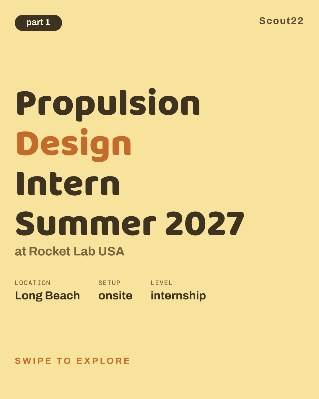 Propulsion Design Intern Summer 2027 at Rocket Lab USA