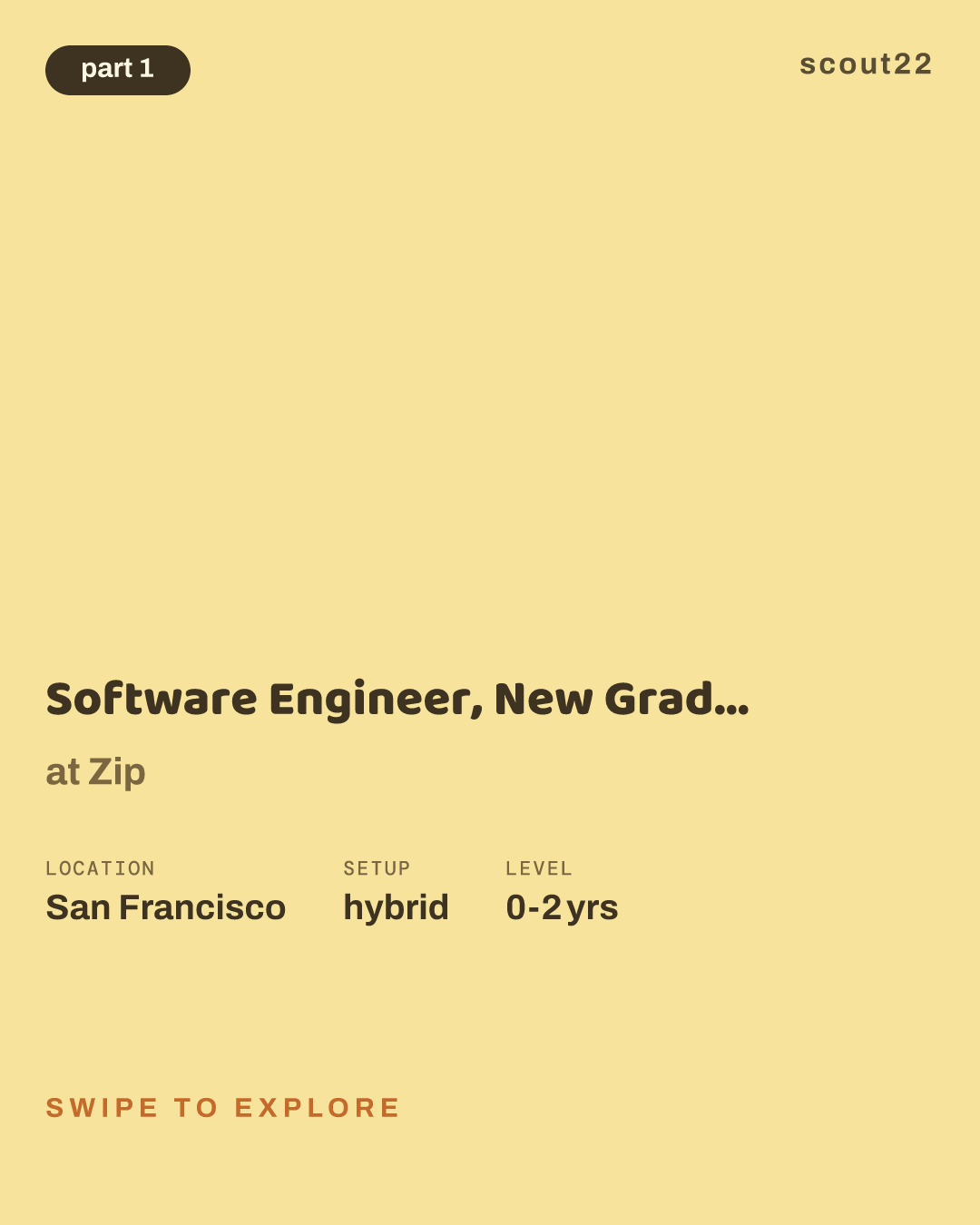 Software Engineer, New Grad (2027 Start) at Zip