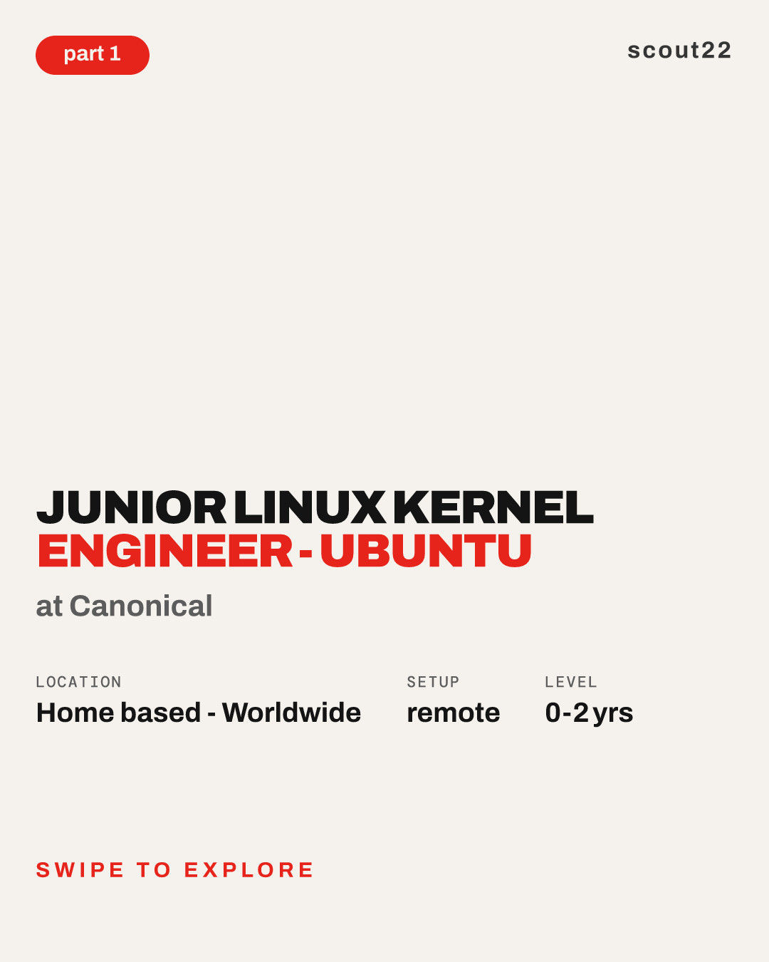 Junior Linux Kernel Engineer - Ubuntu at Canonical