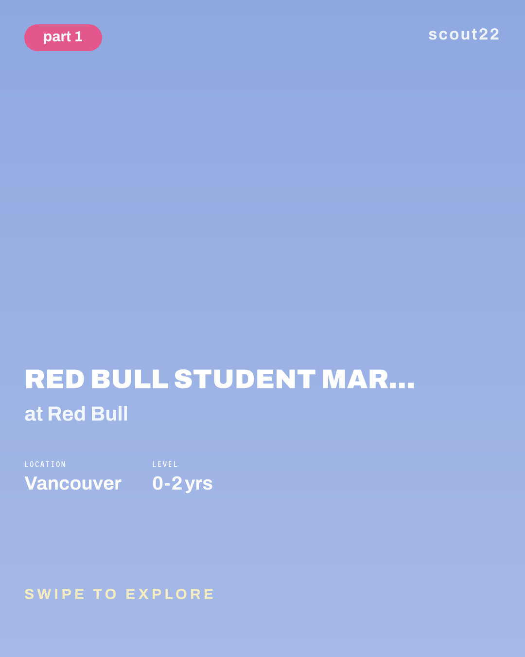 Red Bull Student Marketeer - Simon Fraser University (SFU) at Red Bull